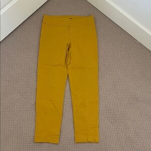 Zac & Rachel mustard colored stretchy pant